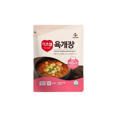 CJ프레시웨이 이츠웰 육개장 500g (1개)_이미지