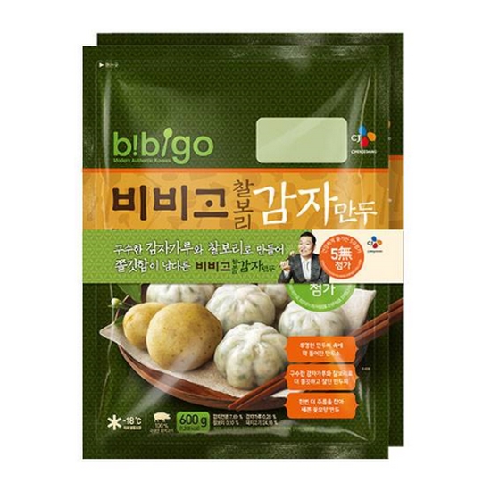 찰보리 감자만두 600g