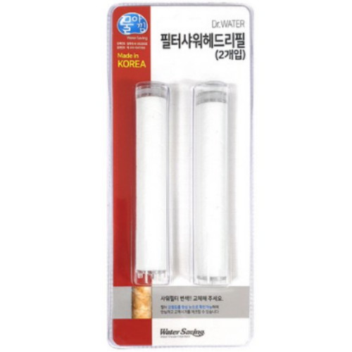 닥터워터 물아낌 샤워기 전용 필터 (2개)_이미지