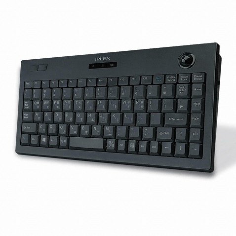건평정보통신 IPLEX KP300wtk 무선 트랙볼 미니 키보드_이미지