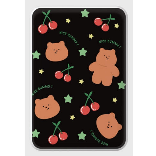 더나인몰 pattern cherry star 맥세이프 보조배터리 5000mAh