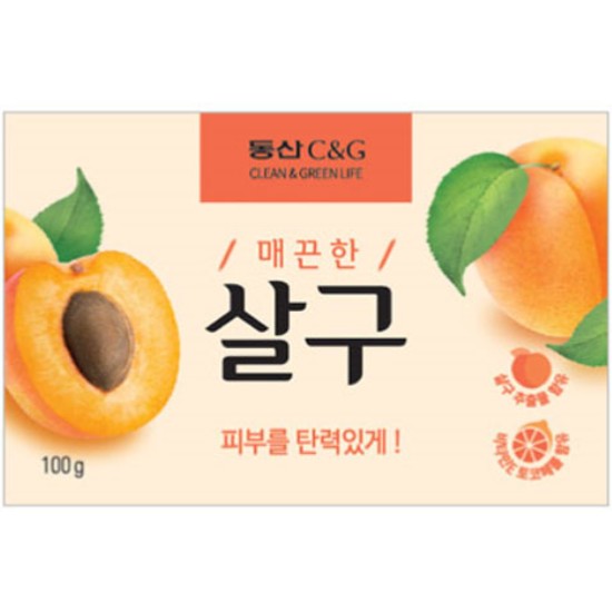 동산C&G 크리오 살구 비누 100g (4개)_이미지