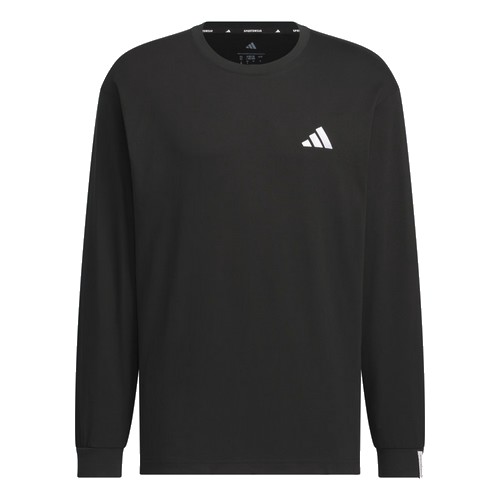 아디다스 에센셜 플러스 루즈 핏 스몰 로고 긴팔 티셔츠 JW6969 (공식판매처)_이미지
