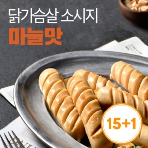 푸드나무 잇메이트 닭가슴살 소시지 마늘맛 100g [22개] 상품이미지