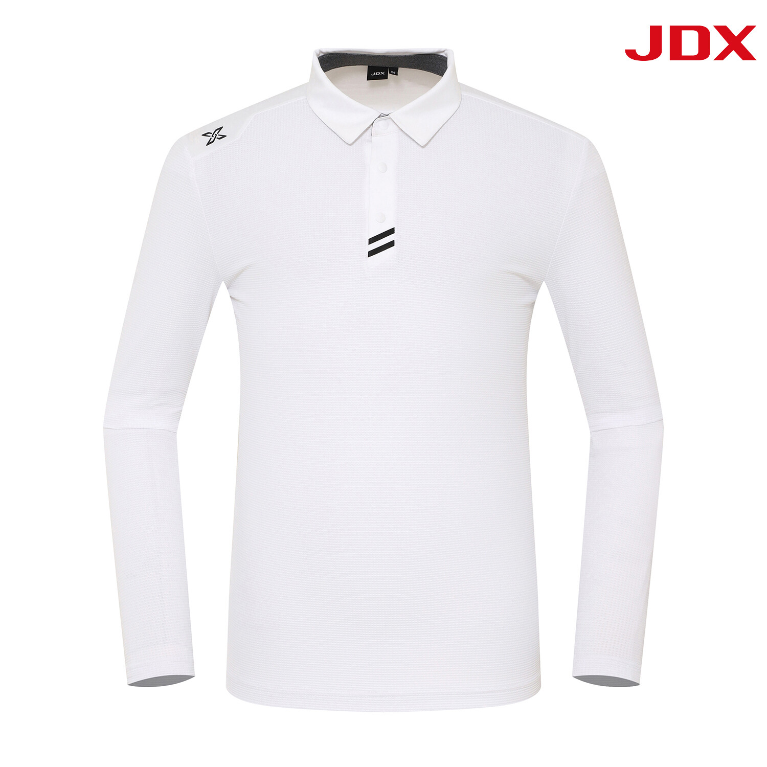JDX골프 단추 베이직 티셔츠 X5TLU1401WH