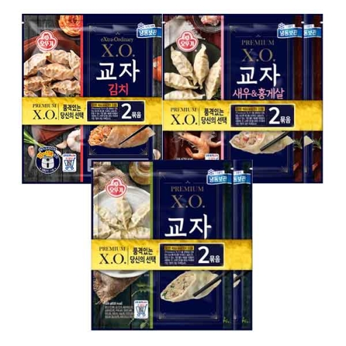 오뚜기 XO만두 총 6봉 새우+교자+교자김치_이미지