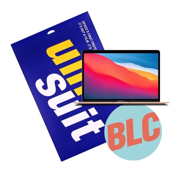 모이다 유니슈트 애플 2020 맥북에어13 M1 블루라이트 차단 액정보호필름 (액정 2매)_이미지