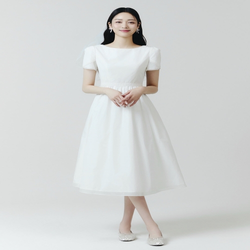 시선인터내셔널 잇미샤 백 리본 포인트 원피스 ITO8WOP760_이미지