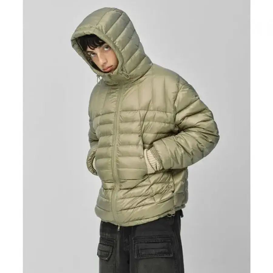 밀로 ARCHIVE 라이트 솔린 패딩 카키 그레이 415441