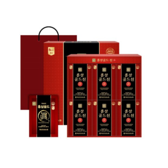 개성상인 홍삼골드진 50ml 30포 (5개)_이미지