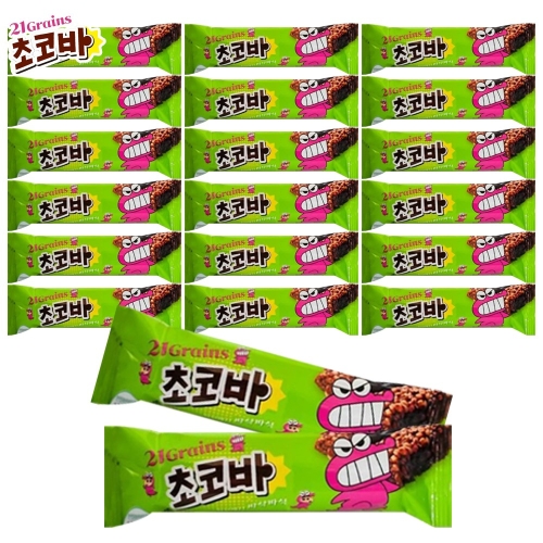 크레용신짱 짱구 21곡 초코바 20개 15gx20개 초콜릿_이미지