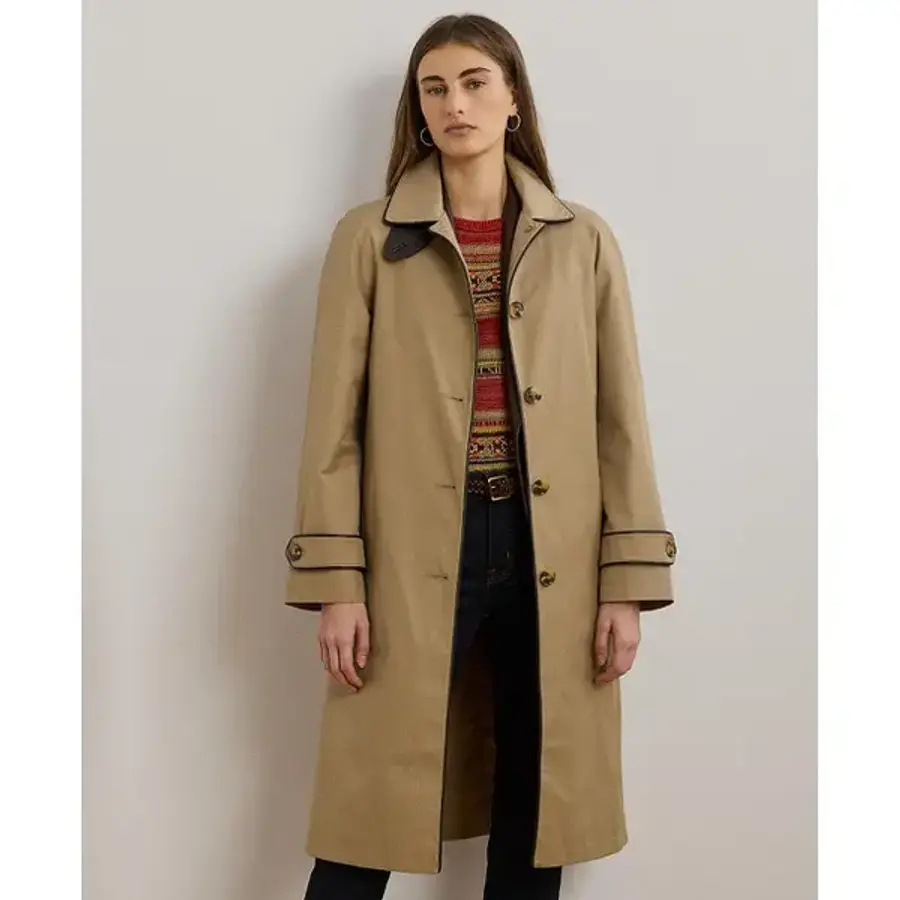 폴로랄프로렌 여성 Buttoned Maxi Trench 코트 828584_이미지