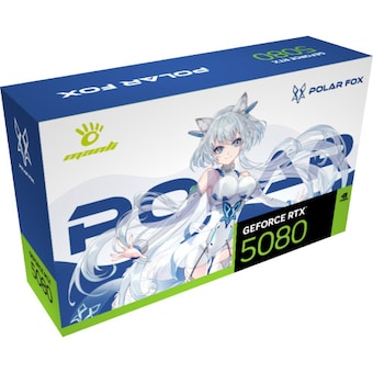 MANLI 지포스 <b>RTX</b> <b>5080</b> Polar Fox OC D7 16GB 인텍앤컴퍼니