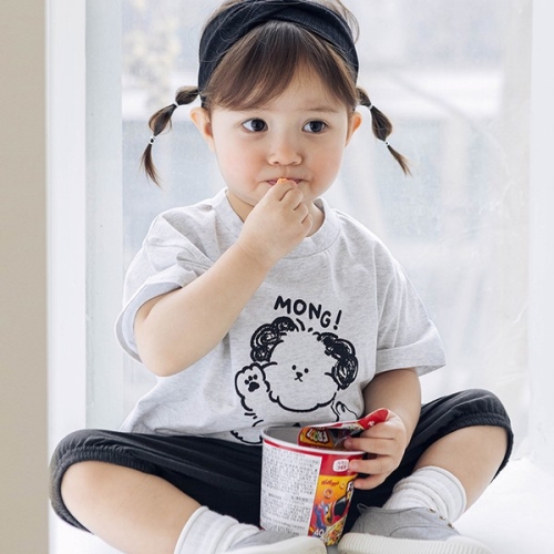 유비맘 클로젯 몽지 고쟁이 상하복 멜란지 C2HL1103-MG