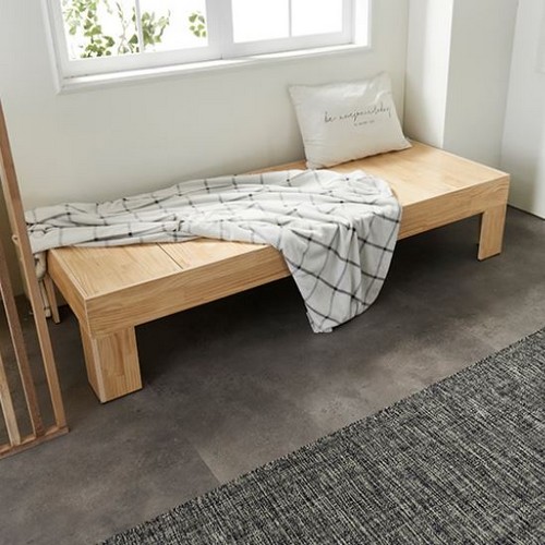 온누리가구 클로버 UV코팅 원목 평상형 소파베드 3인용_이미지