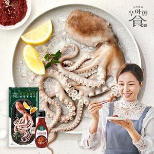 올박스 조미령의 우아한식 손질 통 낙지 220g x 12개 + 만능 소스 x 1개_이미지