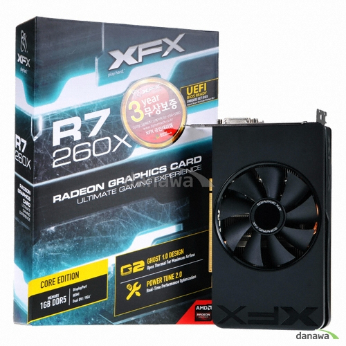 XFX 라데온 R7 260X CORE Edition D5 1GB_이미지