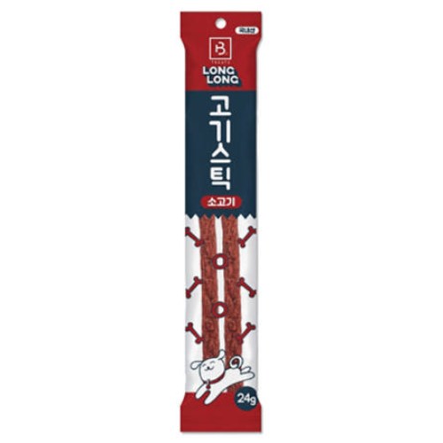 피에스코리아 브리더랩 독 롱롱 고기스틱 소고기 24g (1개)