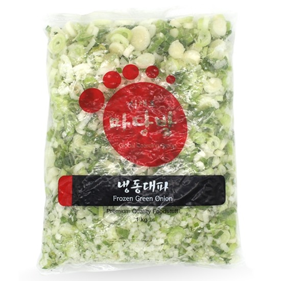청학에프엔씨 마당발 냉동 대파 슬라이스 1kg (1개)_이미지