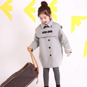 여아 유아복 아동복 겨울 케이프 핸드메이드 코트_이미지