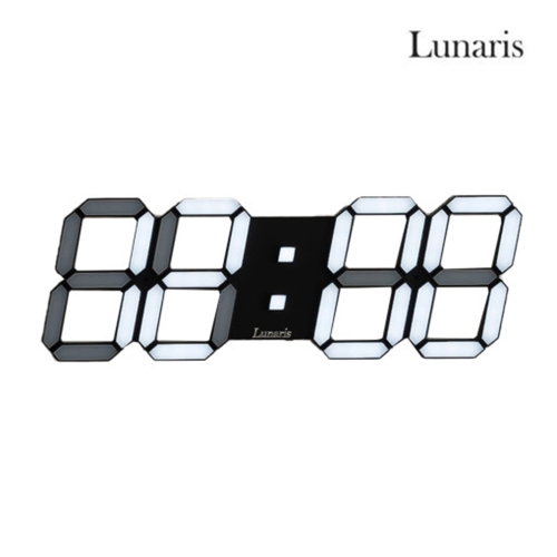 루나리스 3D LED 벽시계 LG전구_이미지