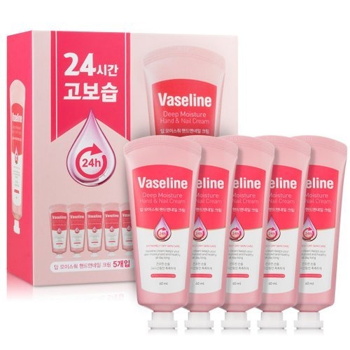 바세린 딥 모이스처 핸드앤네일 크림 60ml (5개)_이미지