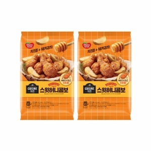 동원F&B 퀴진 인싸이드 스윗허니콤보 치킨 510g 2개_이미지