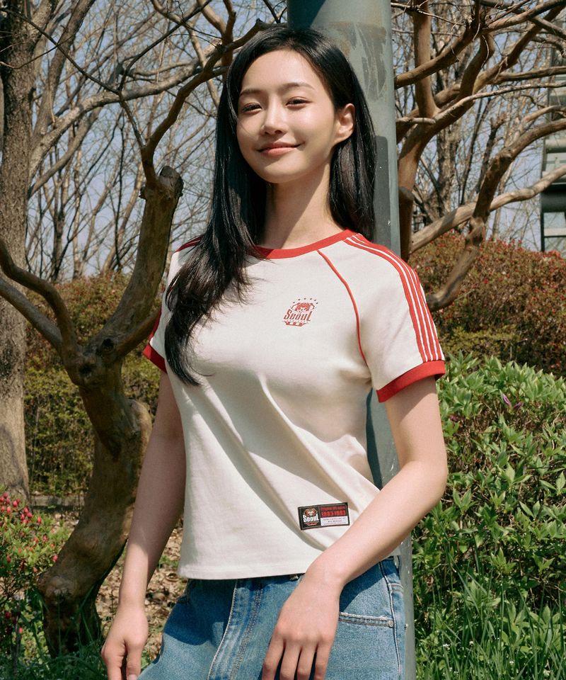 1993STUDIO FC서울x 트랙 라글란 링거 티셔츠_아이보리93262TTS100803 M 93262TTS100803