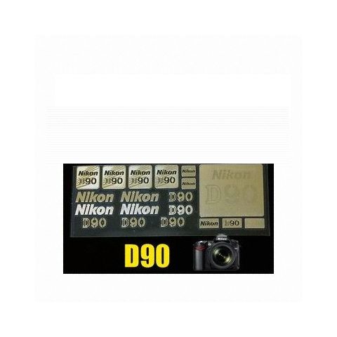 메탈스티커 니콘 D90 (골드)