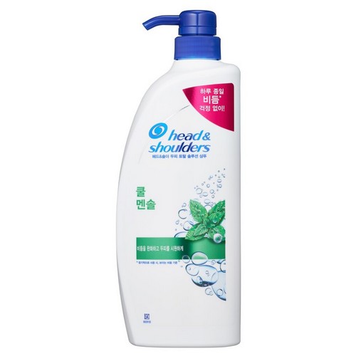 한국P&G 헤드앤숄더 쿨멘솔 샴푸(구) 850ml (5개)