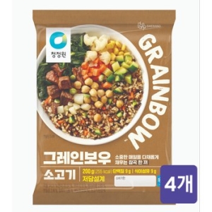 대상 청정원 그레인보우 소고기 200g (4개)_이미지