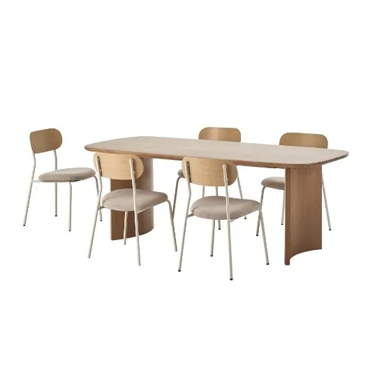 한샘 유로 603 일리스 내추럴 식탁 2000 (의자별도)_이미지