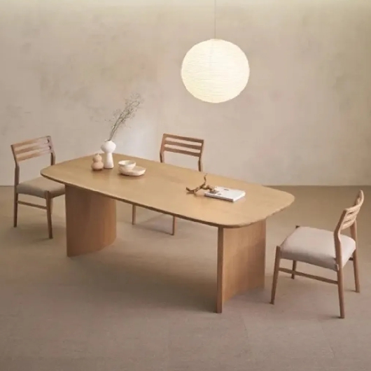 한샘 유로 603 일리스 내추럴 식탁 2000 (의자별도)_이미지