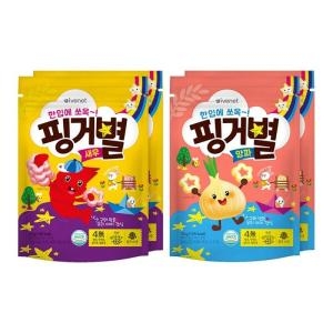 아이배냇 핑거별 양파맛2개 + 새우맛2개_이미지
