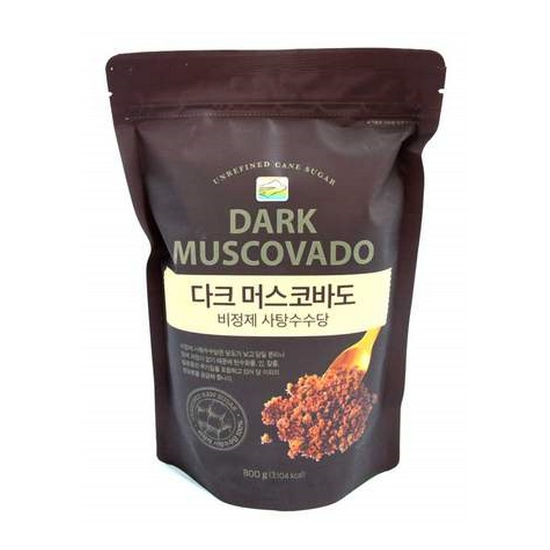 모리셔스 다크머스코바도 비정제 사탕수수당 800g (1개)
