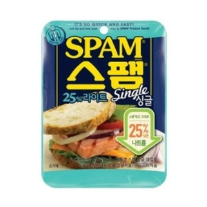 CJ제일제당 스팸 싱글 25% 라이트 80g이미지입니다. 누르면 해당 게시물로 새창이동합니다.