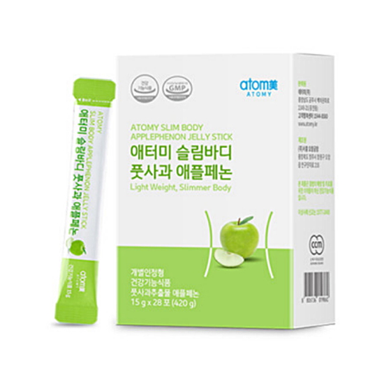 애터미 슬림바디 풋사과 애플페논 28포 (1개)