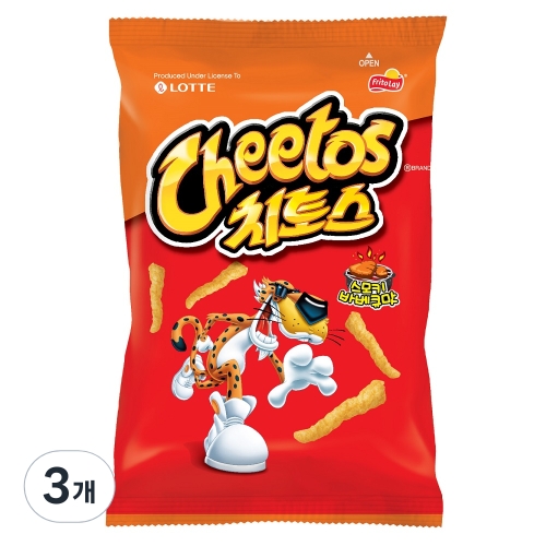 롯데제과 치토스 스모키바베큐맛 82g (3개)_이미지
