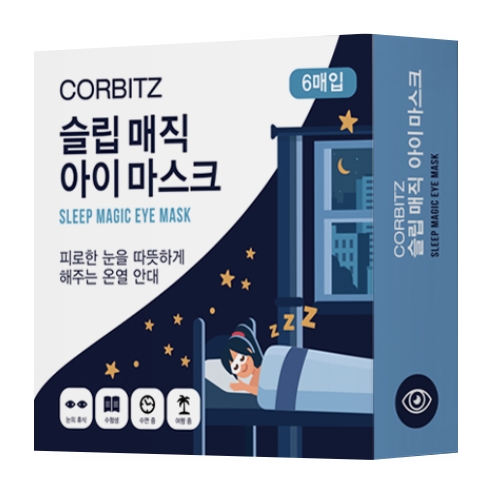 코비츠 슬립 매직 아이 마스크 6매입