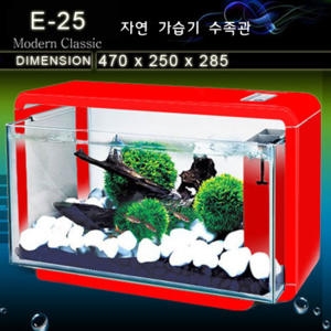 클리오네 자연가습기 LED 수족관 E-25 /일체형어항_이미지