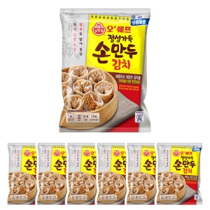 오뚜기 오쉐프 김치손만두 1.3kg (6개)