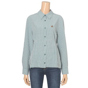 비지트인뉴욕 체크폴리셔츠 VX9LS19