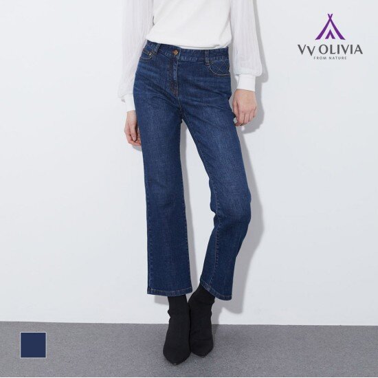 올리비아로렌 다이아 자수 붓컷팬츠 VVCMP4S1361_이미지