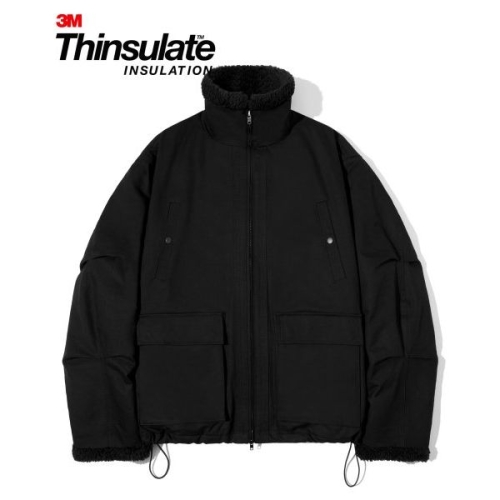 파르티멘토 PARTIMENTO 3M 신슐레이트 플리스 무톤 자켓 블랙 DP-1083 BK 134185