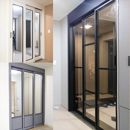 현관중문 3연동