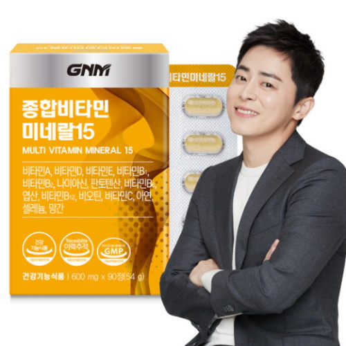 GNM자연의품격  종합비타민 미네랄15 90정 (1개)