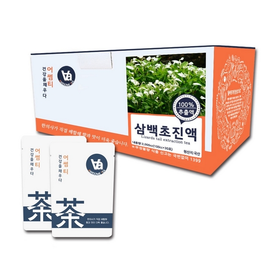 어썸티  삼백초진액 100ml 30포 (1개)