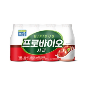 푸르밀 비피더스 프로바이오 사과 요구르트 125ml 32개입_이미지