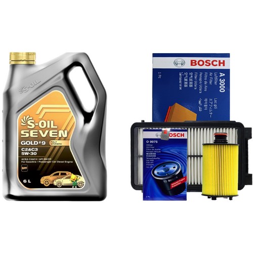 에쓰오일 세븐 골드 #9 C2&C3 5W30 6L + 보쉬필터 쌍용 뉴코란도C 2.2 디젤이미지입니다. 누르면 해당 게시물로 새창이동합니다.