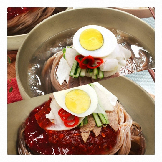 CJ프레시웨이 이츠웰 맛있는 평양 물냉면+비빔냉면 10인분 (1개)_이미지